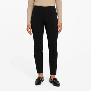 Banana Republic Women's Pull-On Straight Leg Ponte Pants, Black, Size Medium